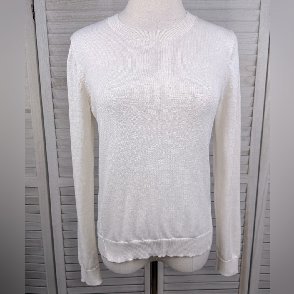 GAP Crewneck Sweater Lightweight Ivory-Small